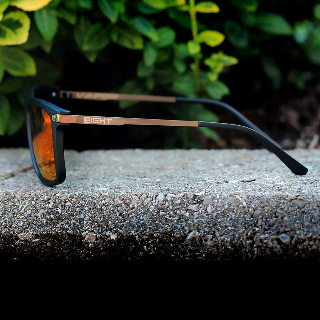 VAPOR - Black/Gun Metal Red Mirror – EIGHT Canada